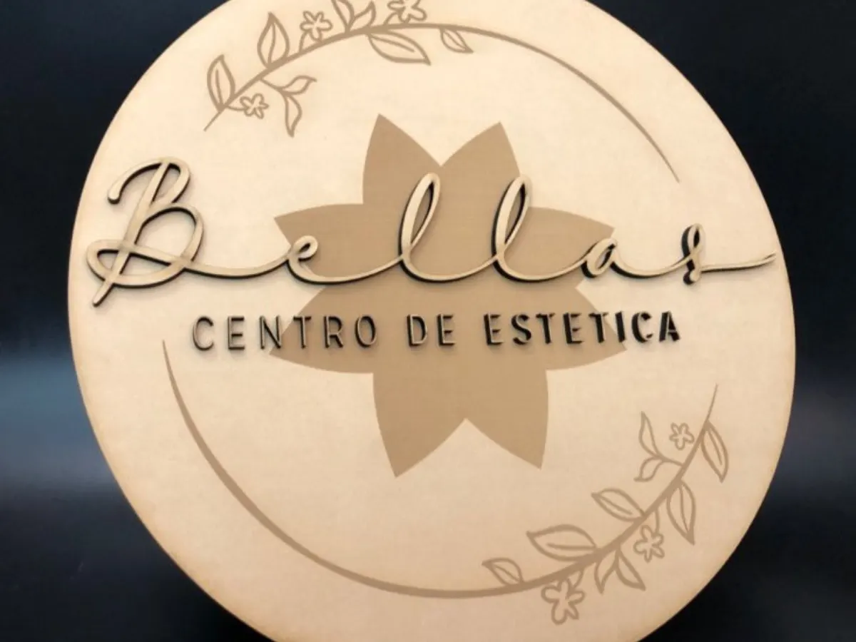 Pieza de MDF cortada con láser 2