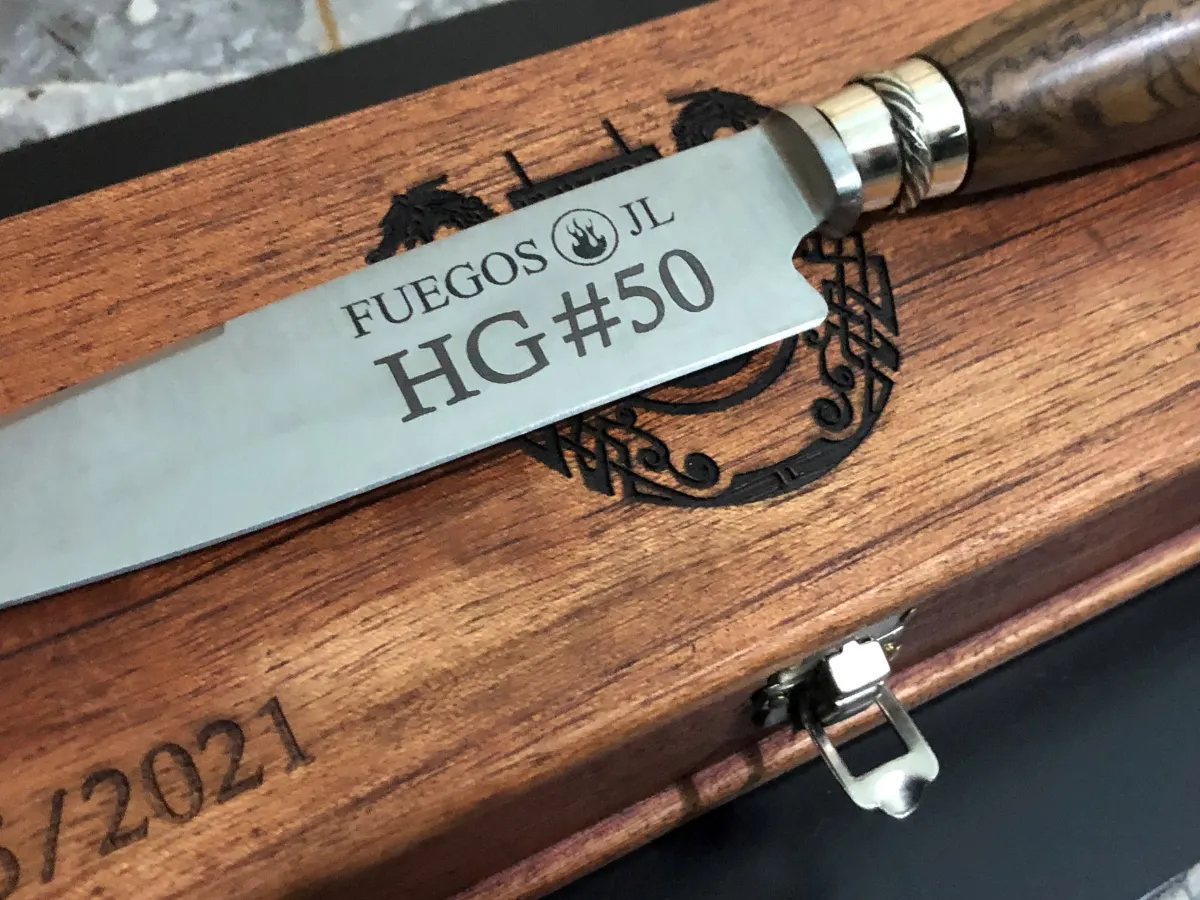 Grabado láser en metal 10