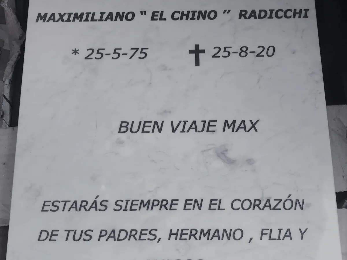 Placa para nicho grabada con láser 3